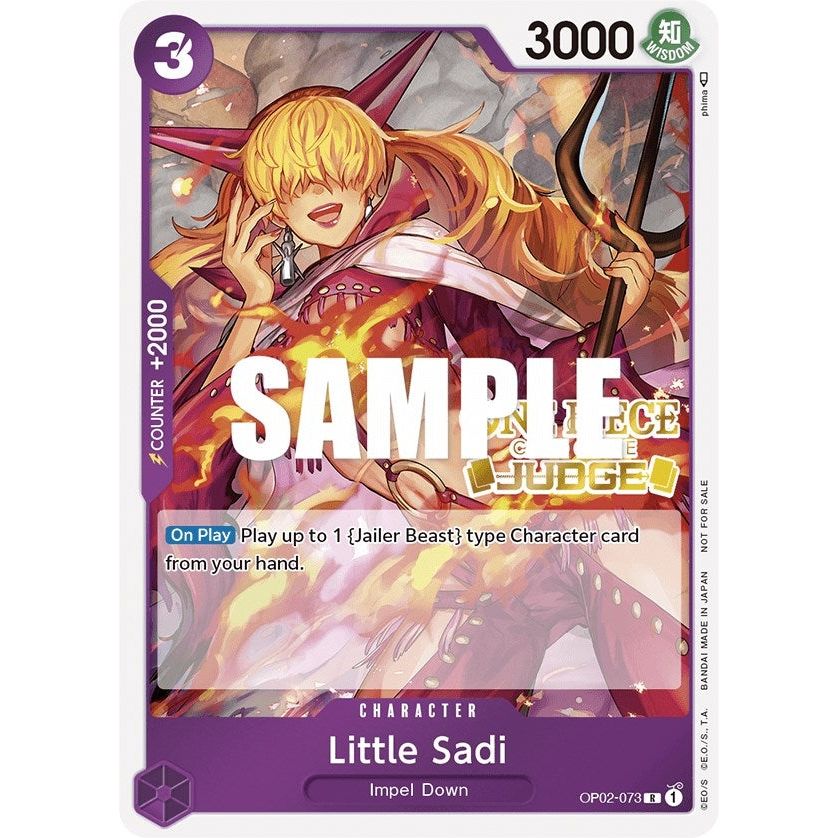 Image for Little Sadi (Judge) (OP02-073) (OP-PR) - One Piece Card Game