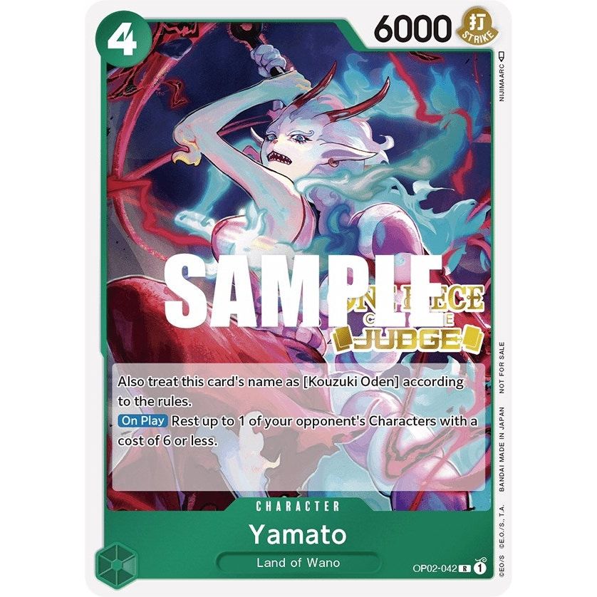 Image for Yamato (Judge) (OP02-042) (OP-PR) - One Piece Card Game
