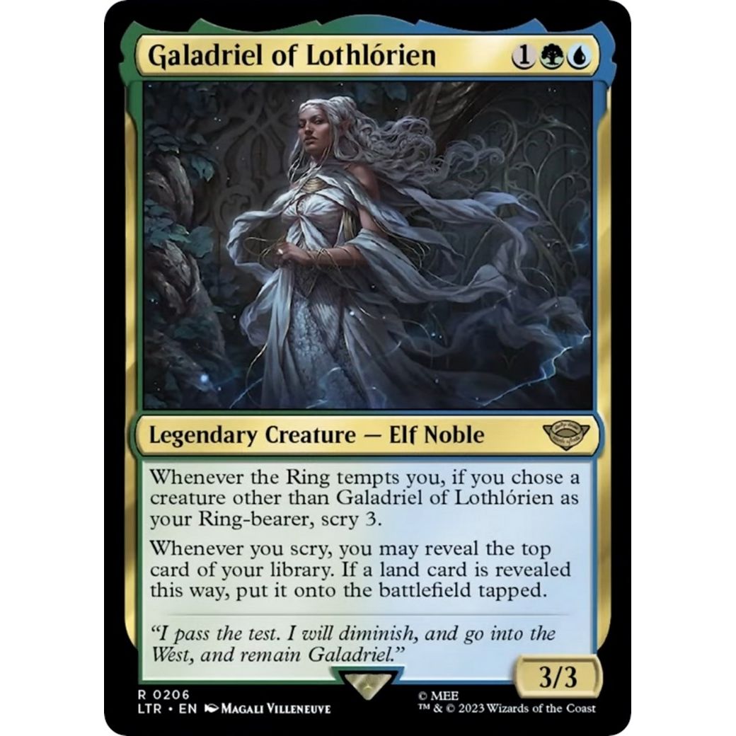 Image for Galadriel of Lothlorien (206) (LTR) - Magic: The Gathering