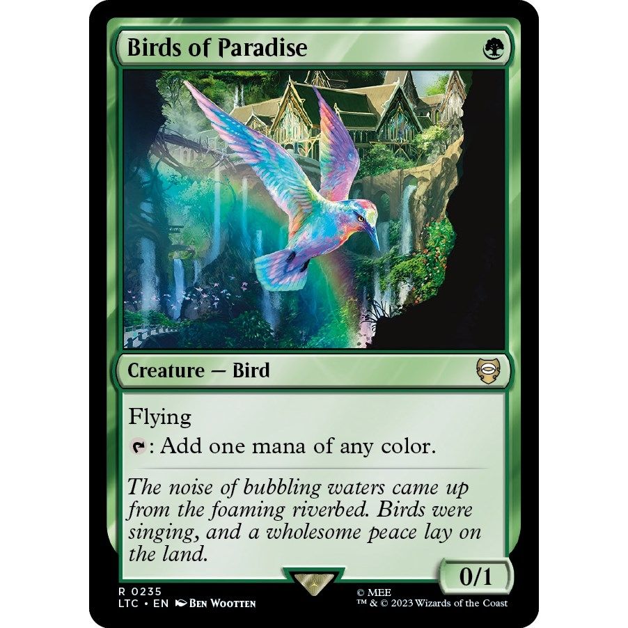 Image for Birds of Paradise (235) (LTC) - Magic: The Gathering