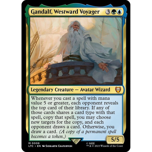 Image for Gandalf, Westward Voyager (6) (LTC) - Magic: The Gathering
