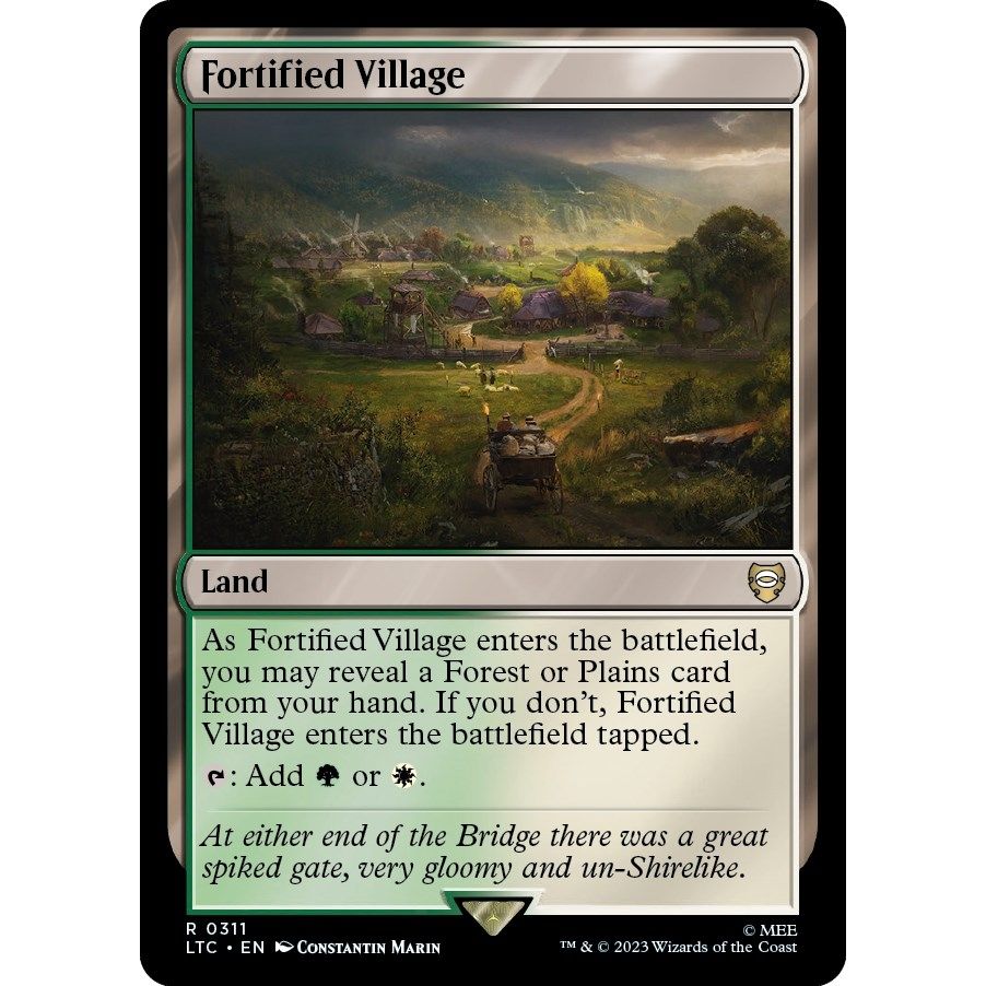 Image for Fortified Village (311) (LTC) - Magic: The Gathering