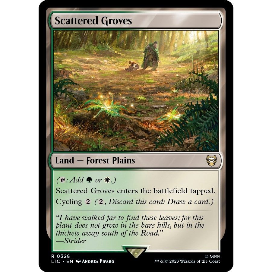 Image for Scattered Groves (328) (LTC) - Magic: The Gathering