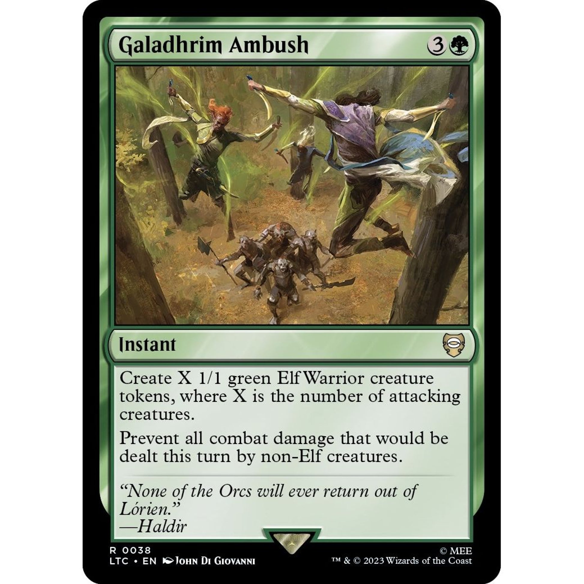 Image for Galadhrim Ambush (38) (LTC) - Magic: The Gathering