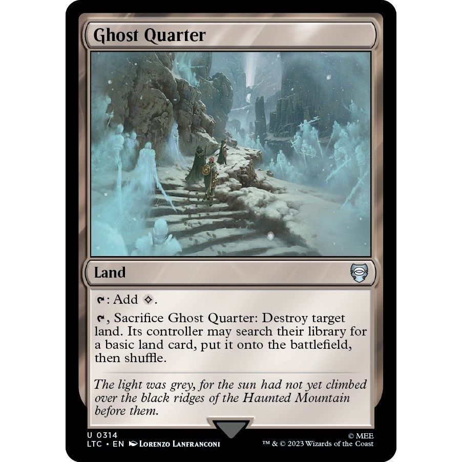 Image for Ghost Quarter (314) (LTC) - Magic: The Gathering