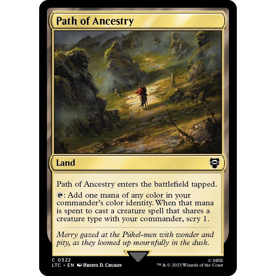 Image for Path of Ancestry (322) (LTC) - Magic: The Gathering