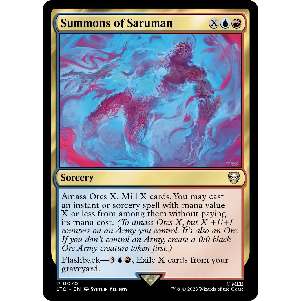 Image for Summons of Saruman (70) (LTC) - Magic: The Gathering