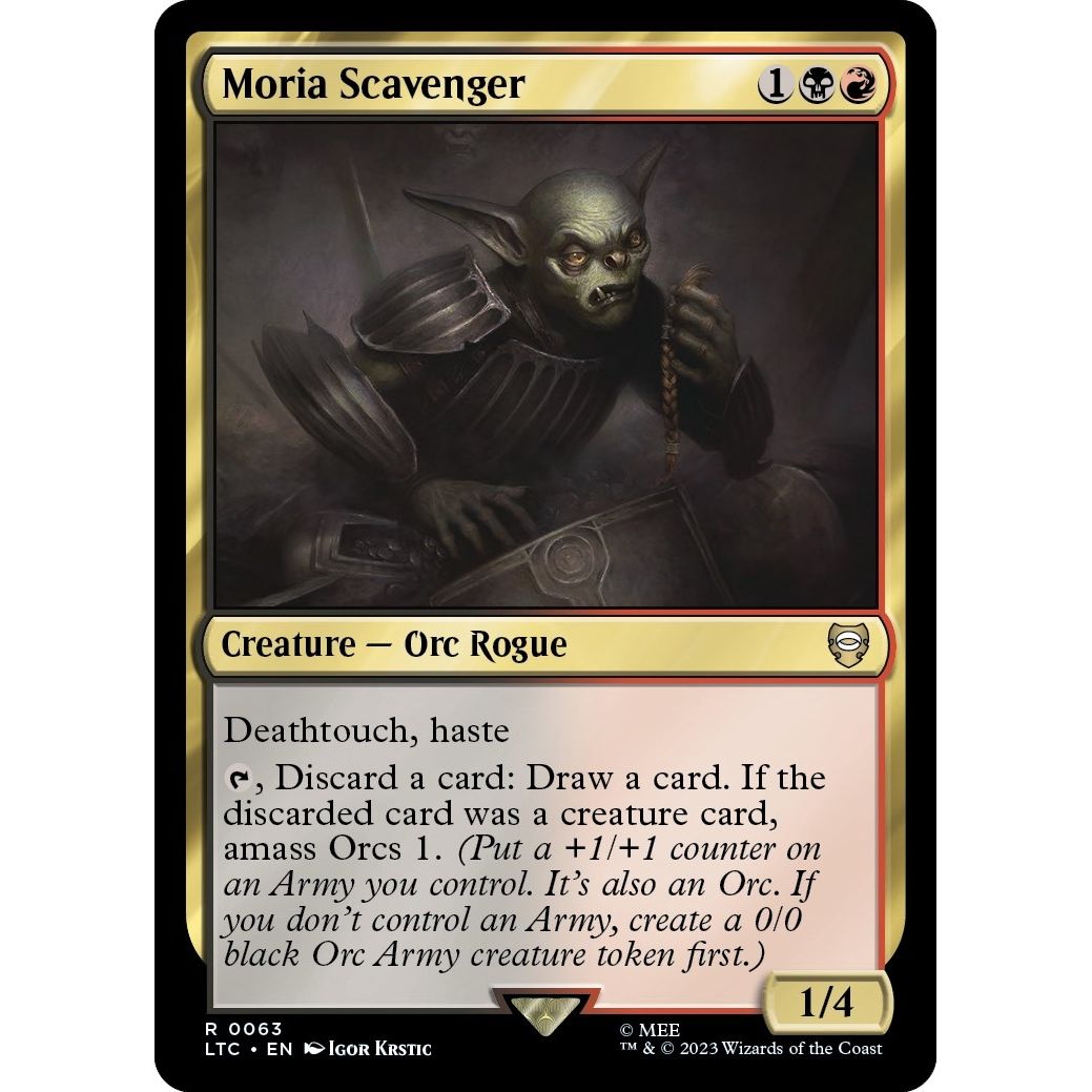 Image for Moria Scavenger (63) (LTC) - Magic: The Gathering