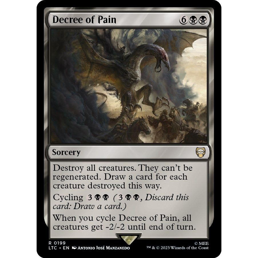 Image for Decree of Pain (199) (LTC) - Magic: The Gathering
