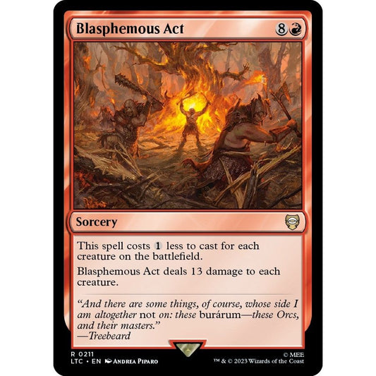 Image for Blasphemous Act (211) (LTC) - Magic: The Gathering