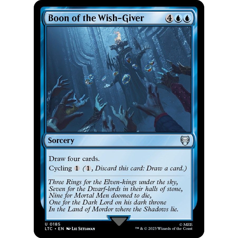 Image for Boon of the Wish-Giver (185) (LTC) - Magic: The Gathering