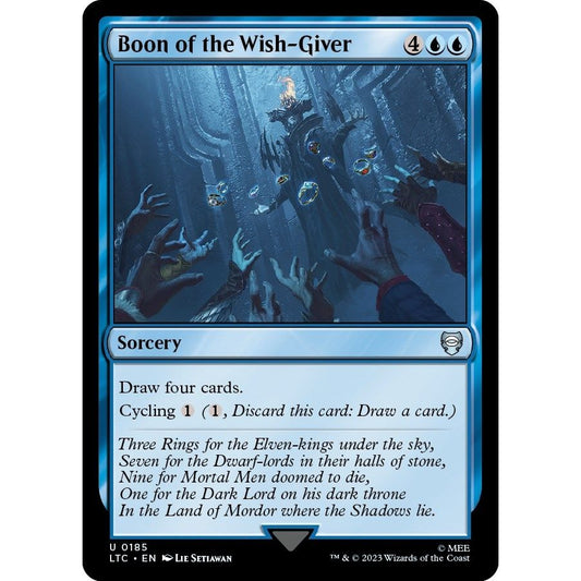 Image for Boon of the Wish-Giver (185) (LTC) - Magic: The Gathering