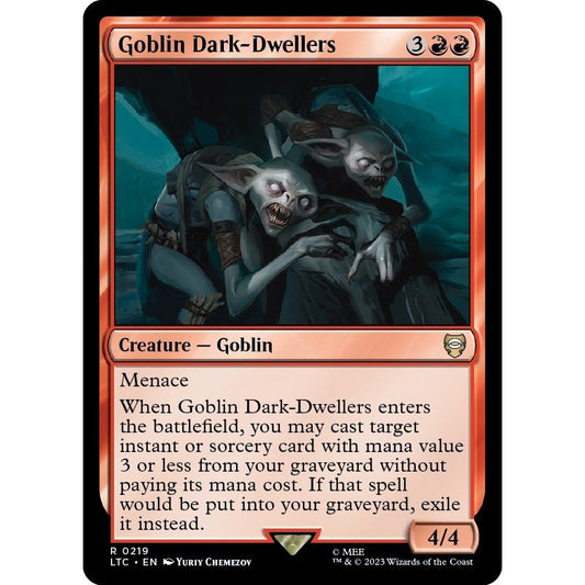 Image for Goblin Dark-Dwellers (219) (LTC) - Magic: The Gathering
