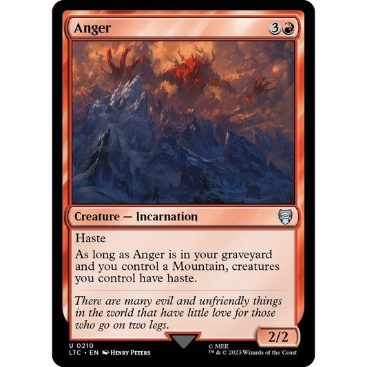 Image for Anger (210) (LTC) - Magic: The Gathering