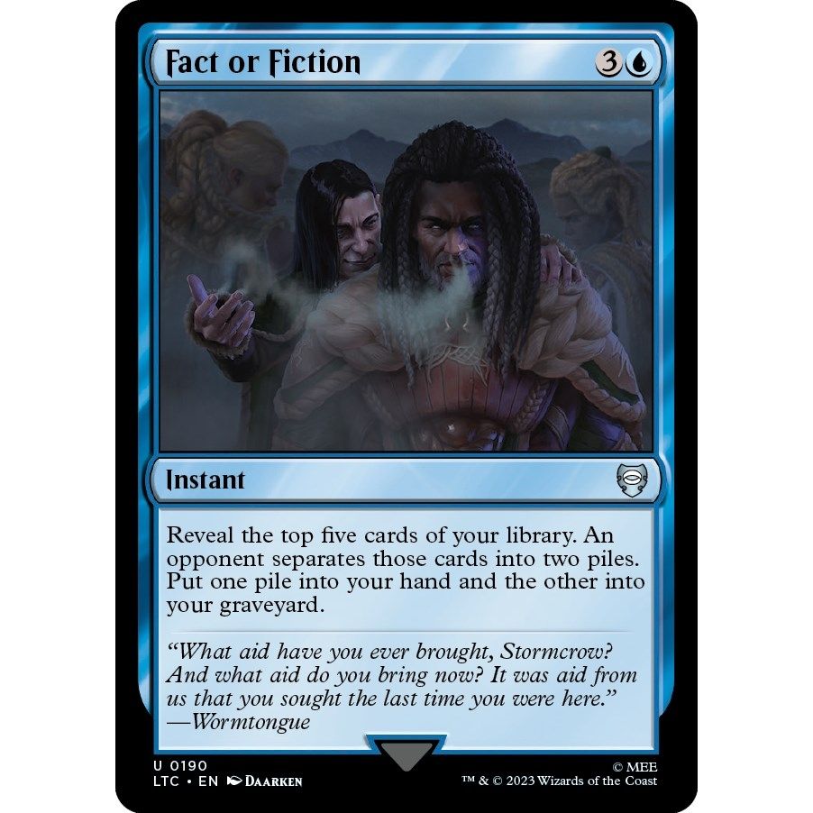 Image for Fact or Fiction (190) (LTC) - Magic: The Gathering