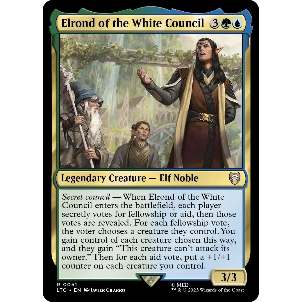 Image for Elrond of the White Council (51) (LTC) - Magic: The Gathering