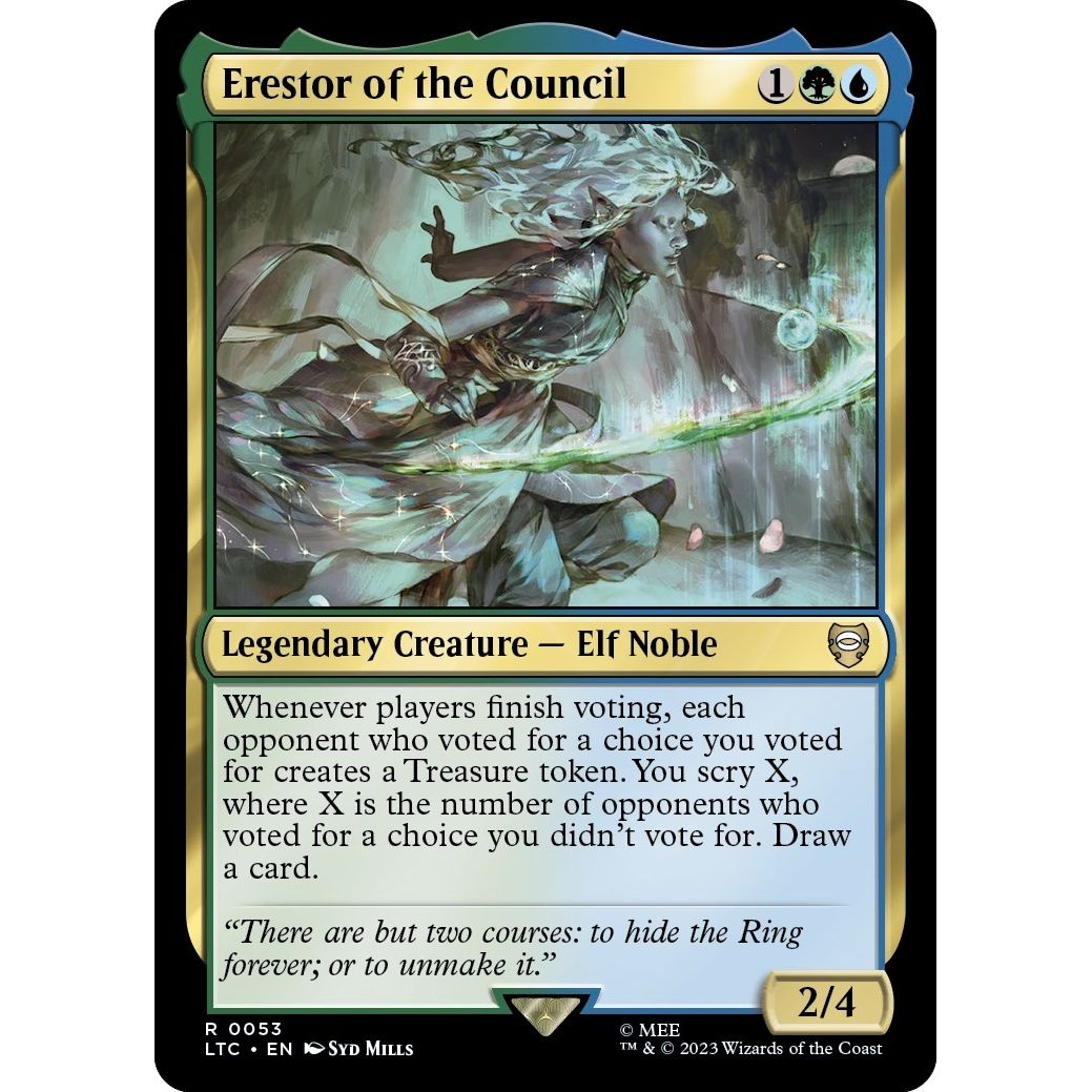 Image for Erestor of the Council (53) (LTC) - Magic: The Gathering
