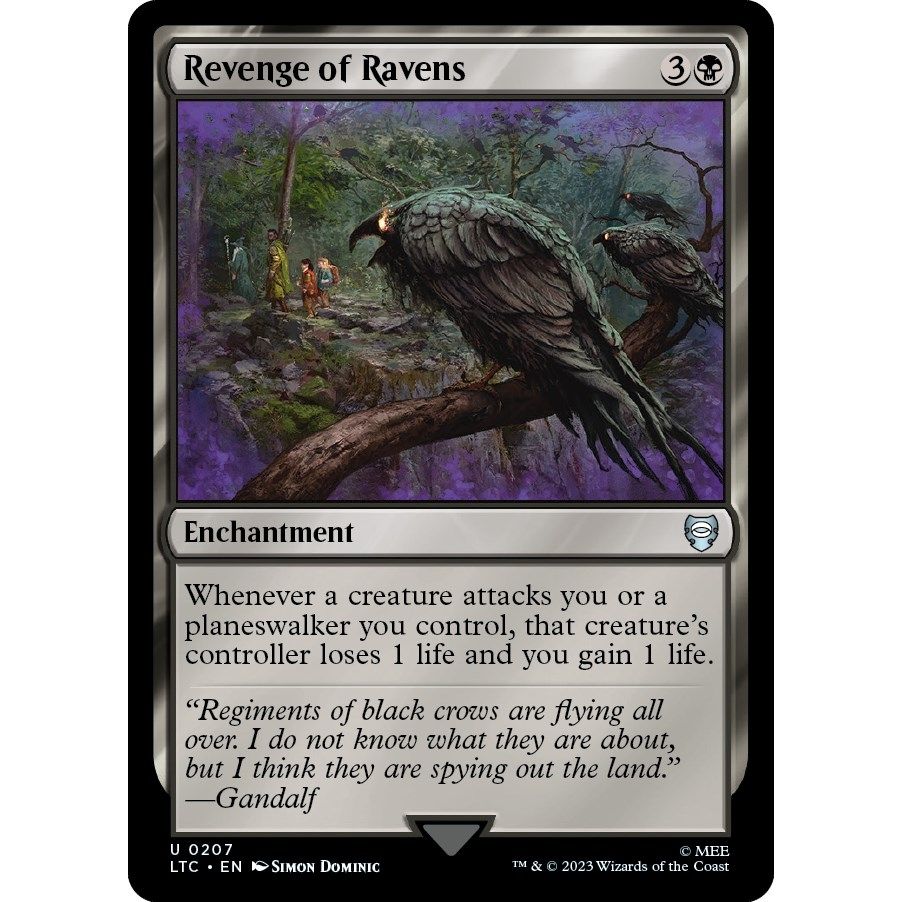 Image for Revenge of Ravens (207) (LTC) - Magic: The Gathering