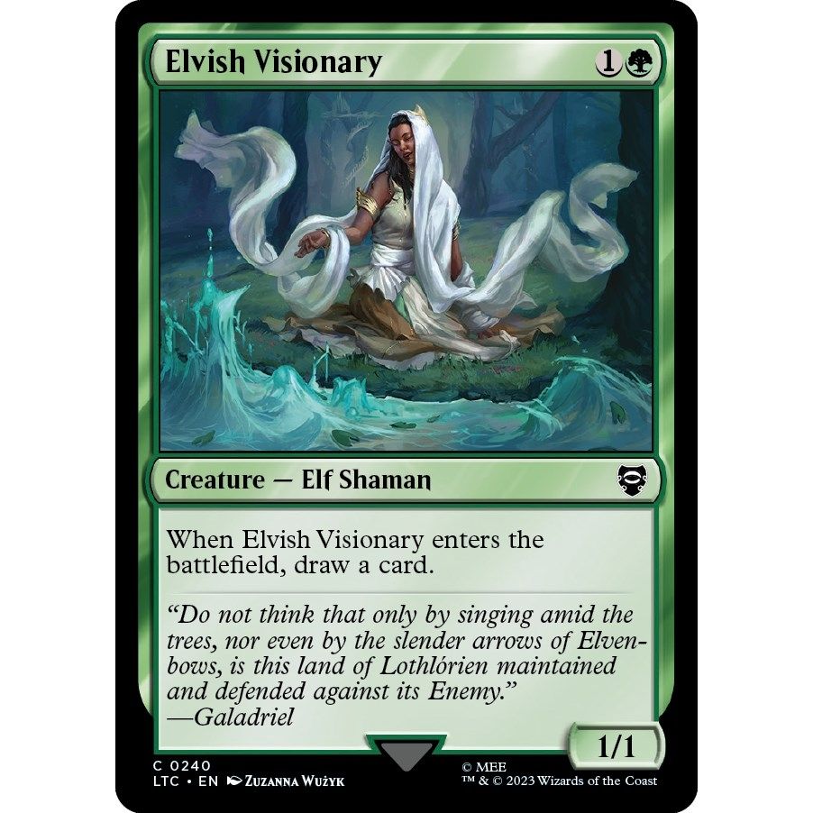 Image for Elvish Visionary (240) (LTC) - Magic: The Gathering