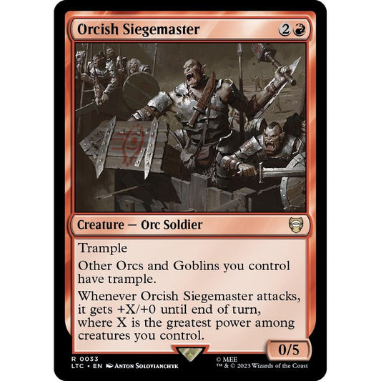 Image for Orcish Siegemaster (33) (LTC) - Magic: The Gathering