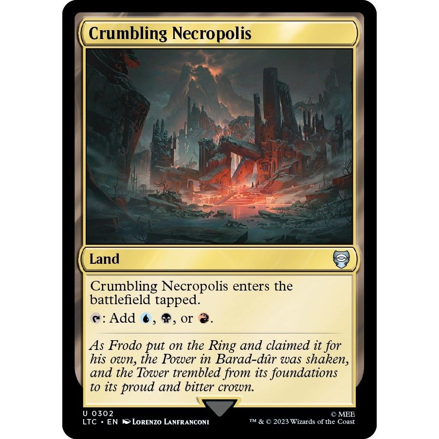 Image for Crumbling Necropolis (302) (LTC) - Magic: The Gathering
