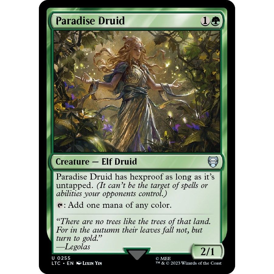 Image for Paradise Druid (255) (LTC) - Magic: The Gathering