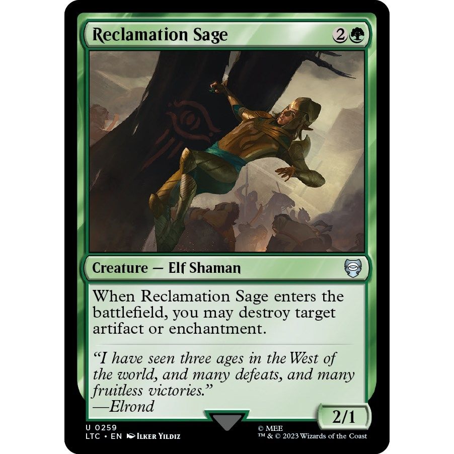 Image for Reclamation Sage (259) (LTC) - Magic: The Gathering