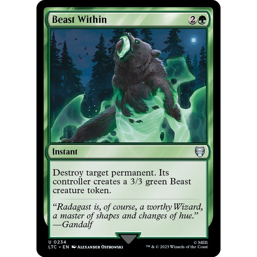 Image for Beast Within (234) (LTC) - Magic: The Gathering