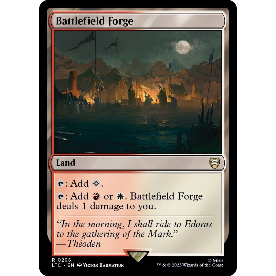 Image for Battlefield Forge (296) (LTC) - Magic: The Gathering