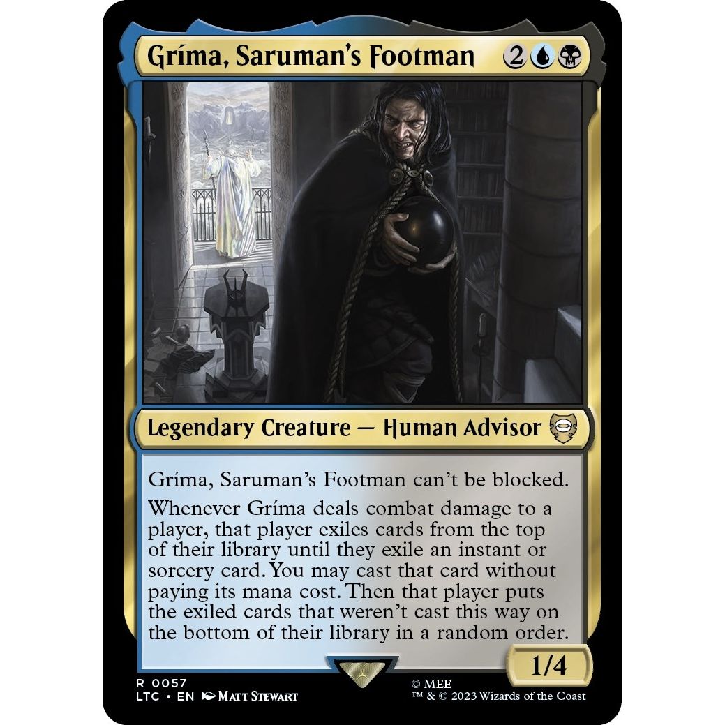 Image for Grima, Saruman's Footman (57) (LTC) - Magic: The Gathering