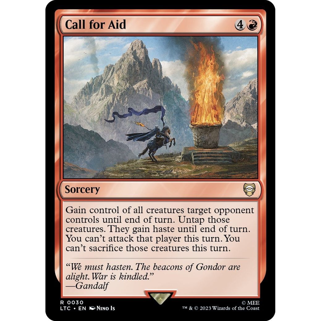 Image for Call for Aid (30) (LTC) - Magic: The Gathering