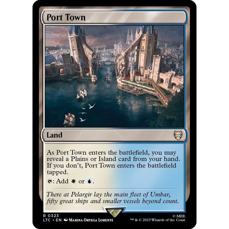 Image for Port Town (323) (LTC) - Magic: The Gathering