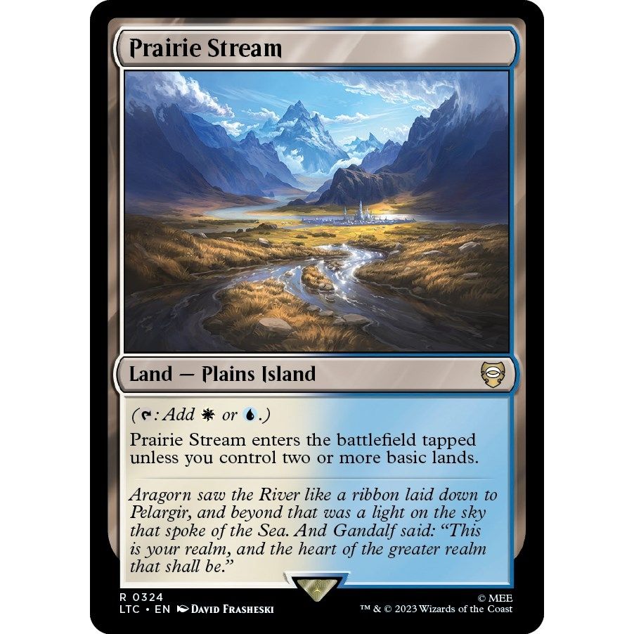 Image for Prairie Stream (324) (LTC) - Magic: The Gathering