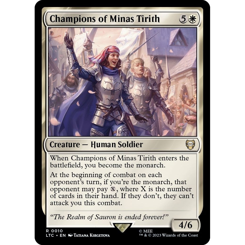 Image for Champions of Minas Tirith (10) (LTC) - Magic: The Gathering