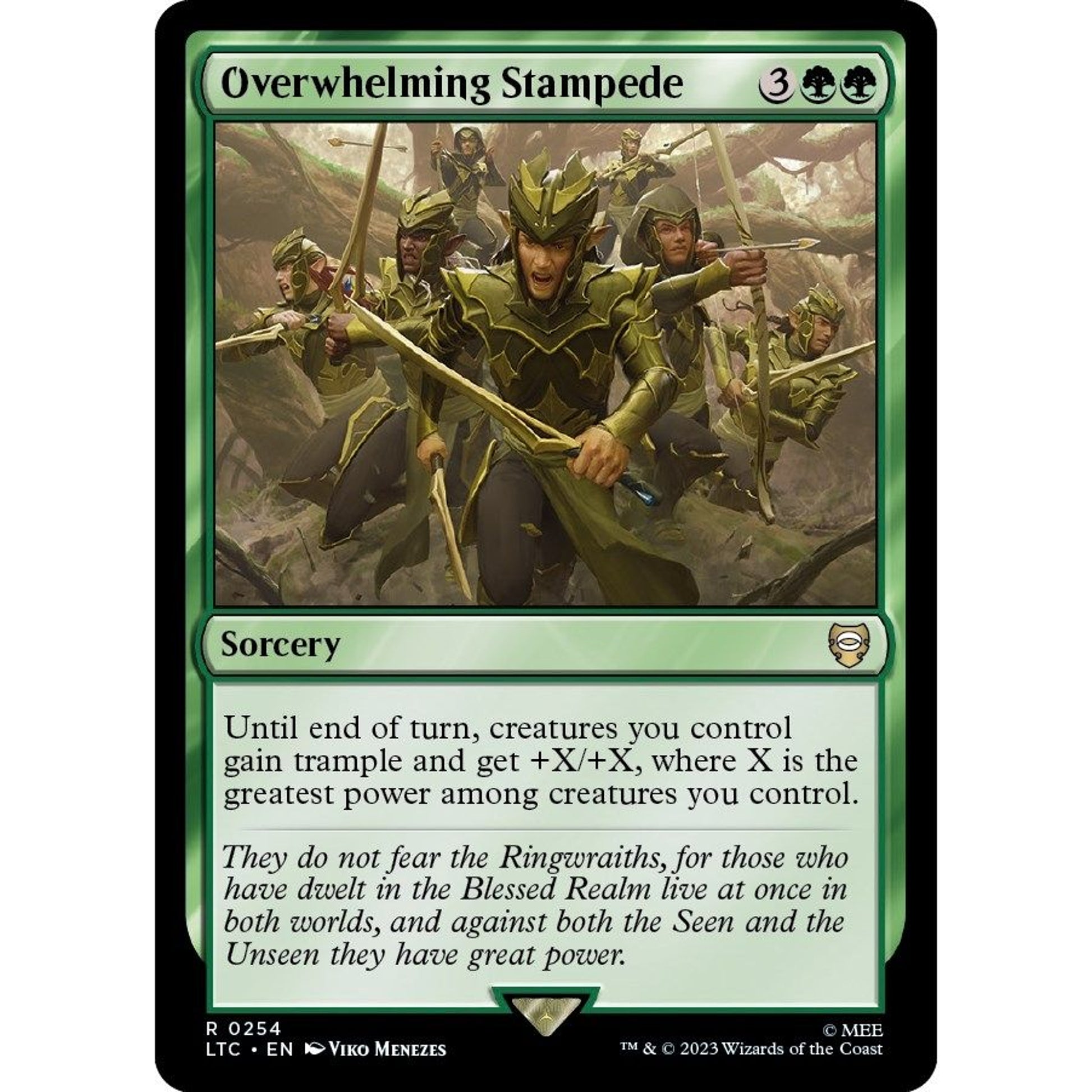 Image for Overwhelming Stampede (254) (LTC) - Magic: The Gathering