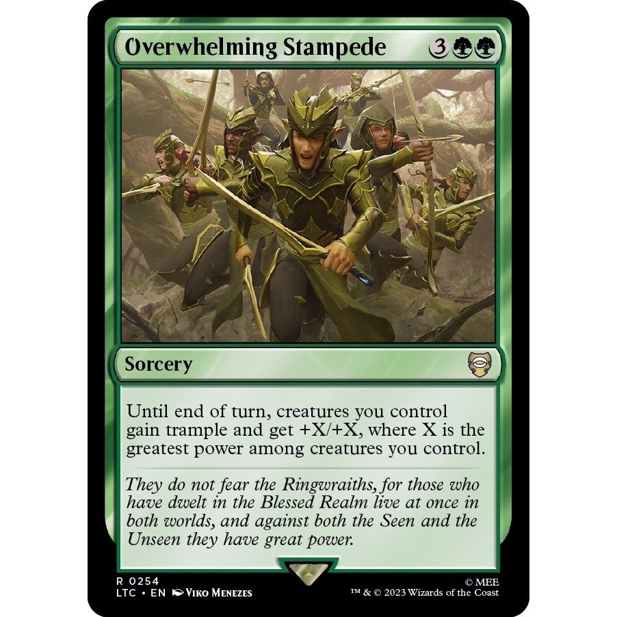 Image for Overwhelming Stampede (254) (LTC) - Magic: The Gathering