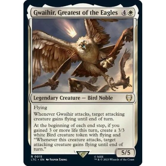 Image for Gwaihir, Greatest of the Eagles (15) (LTC) - Magic: The Gathering