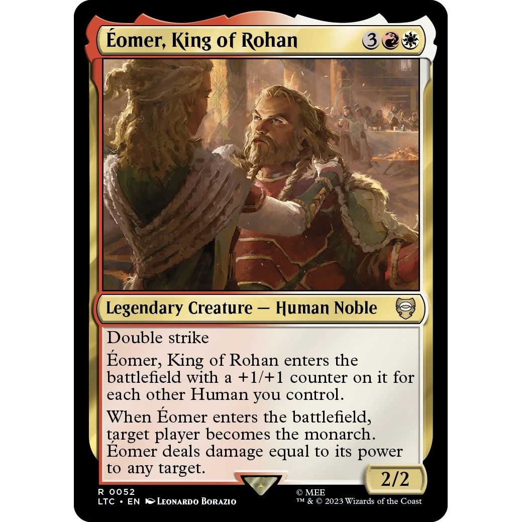 Image for Eomer, King of Rohan (52) (LTC) - Magic: The Gathering