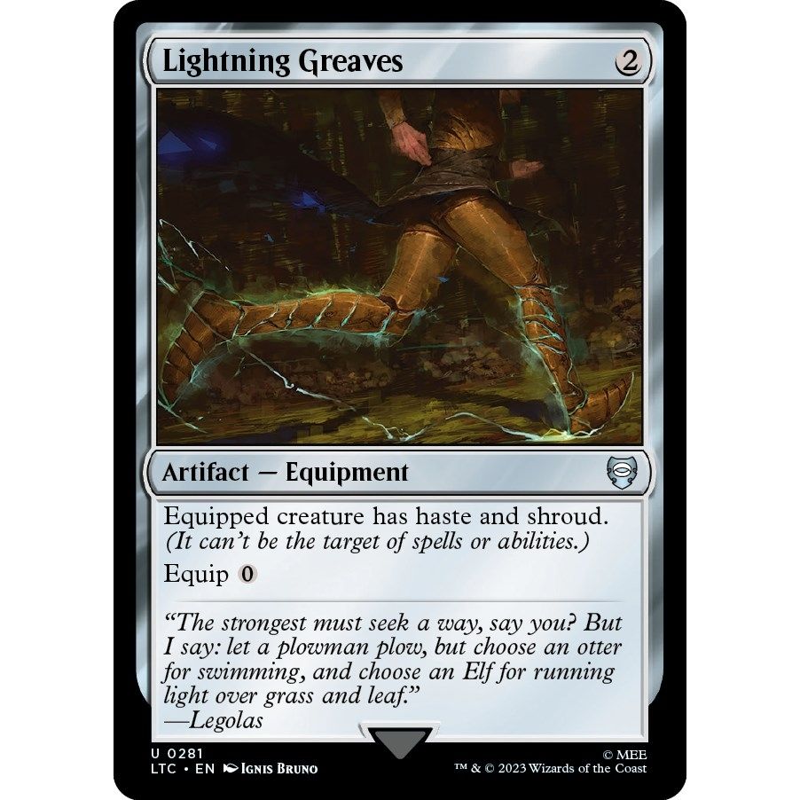 Image for Lightning Greaves (281) (LTC) - Magic: The Gathering