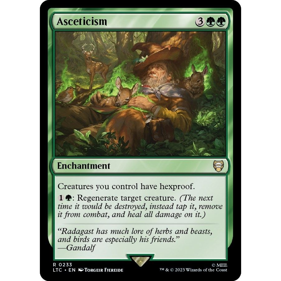 Image for Asceticism (233) (LTC) - Magic: The Gathering