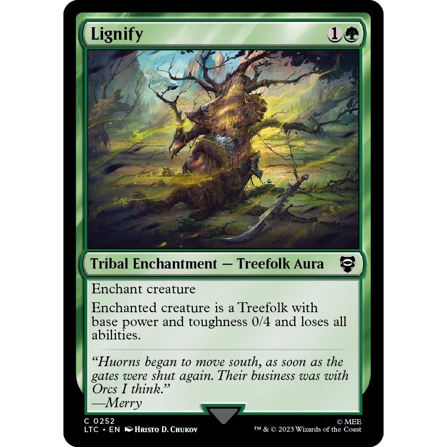 Image for Lignify (252) (LTC) - Magic: The Gathering