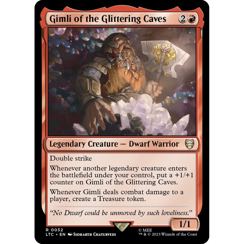 Image for Gimli of the Glittering Caves (32) (LTC) - Magic: The Gathering