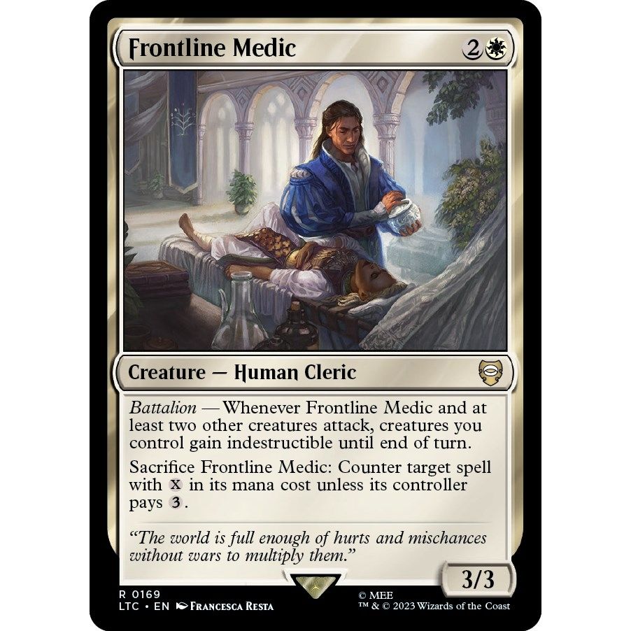 Image for Frontline Medic (169) (LTC) - Magic: The Gathering