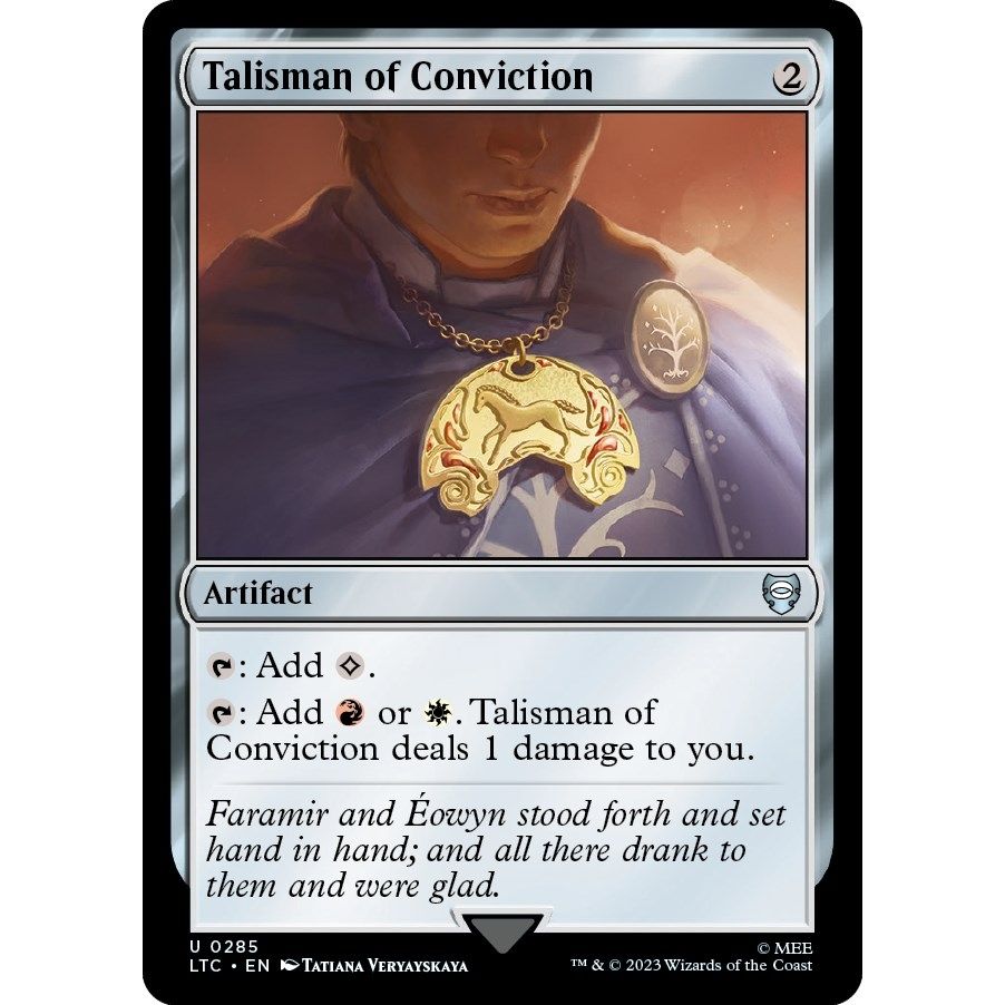 Image for Talisman of Conviction (285) (LTC) - Magic: The Gathering