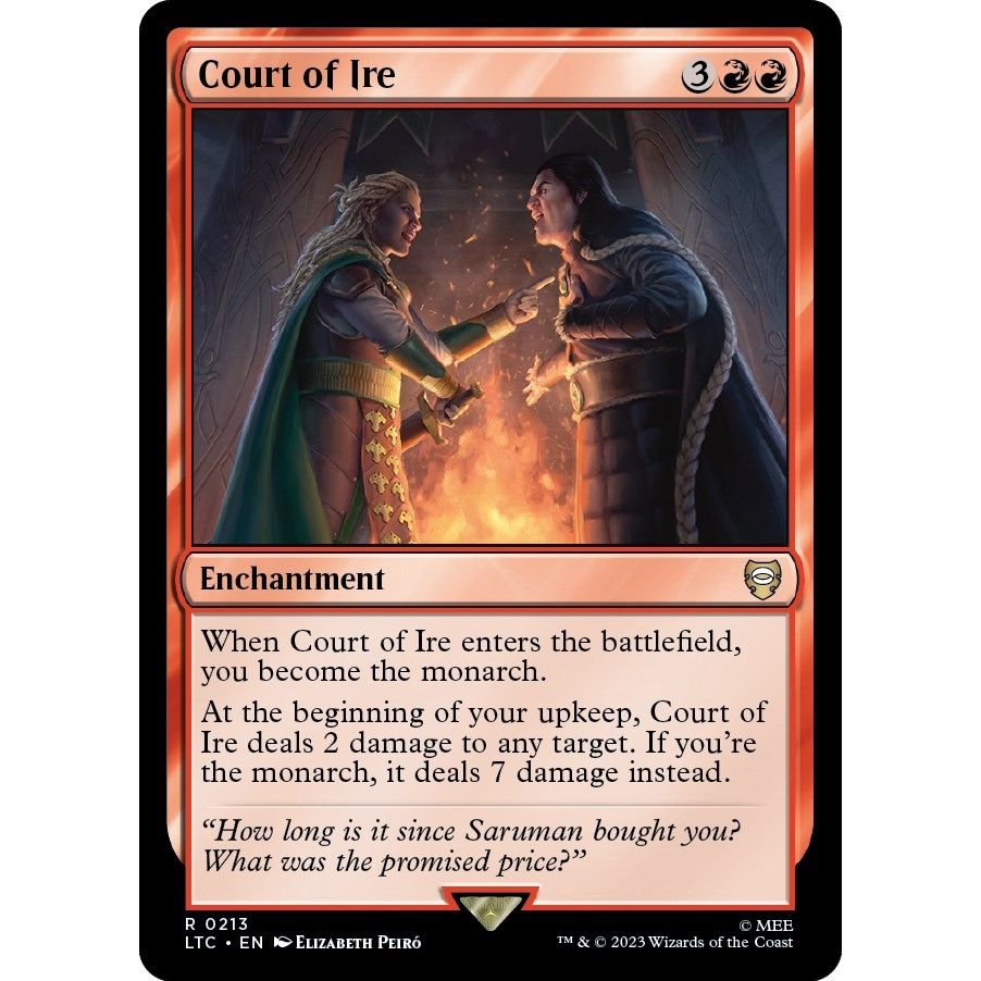 Image for Court of Ire (213) (LTC) - Magic: The Gathering