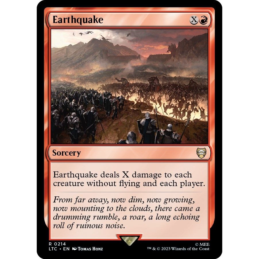 Image for Earthquake (214) (LTC) - Magic: The Gathering