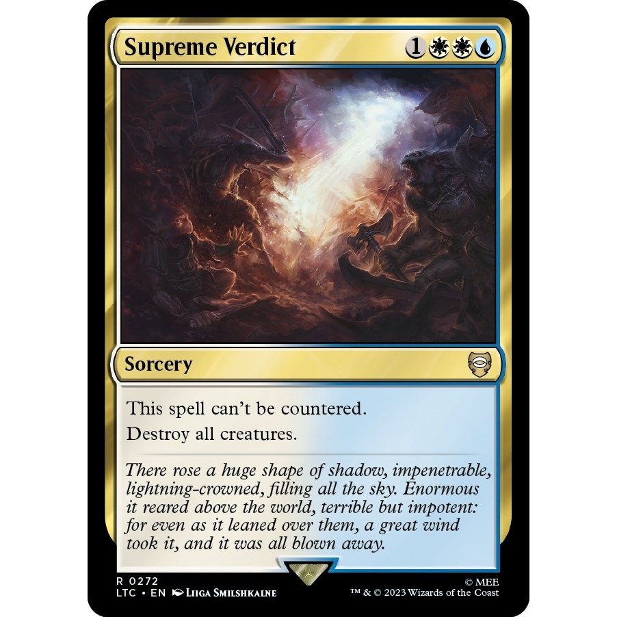 Image for Supreme Verdict (272) (LTC) - Magic: The Gathering