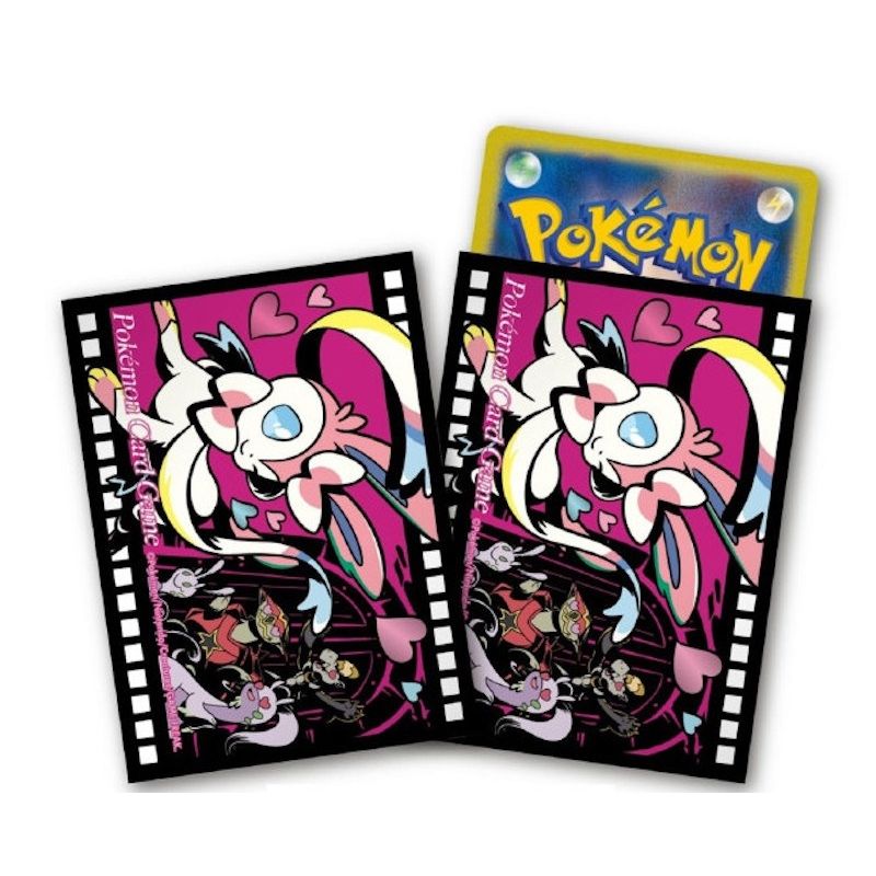 Image for Pokemon TCG: Pokemon Center Japan Exclusive Card Sleeves - Sylveon Midnight Agent: The Cinema (64-Pack) - Card Sleeves