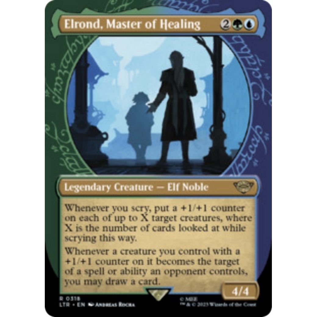 Image for Elrond, Master of Healing (Showcase) (318) (LTR) - Magic: The Gathering