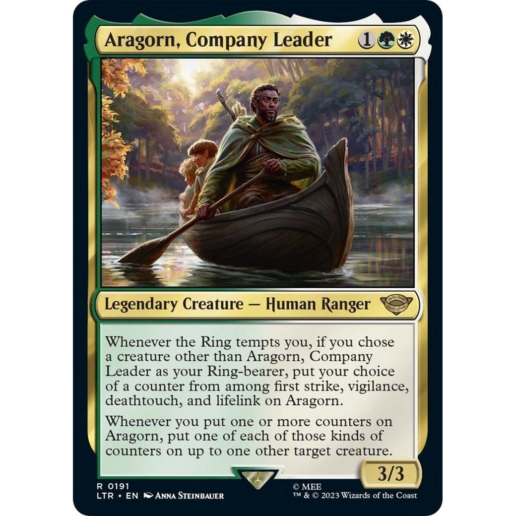 Image for Aragorn, Company Leader (191) (LTR) - Magic: The Gathering